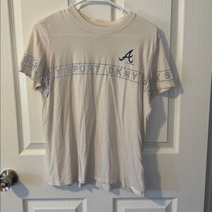 DKNY Sport Cream T-Shirt with Logo